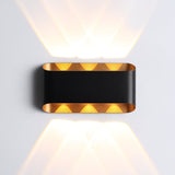 Twilight Gold 6W Vegglampe Svart