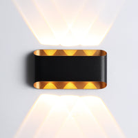 Twilight Gold 6W Vegglampe Svart