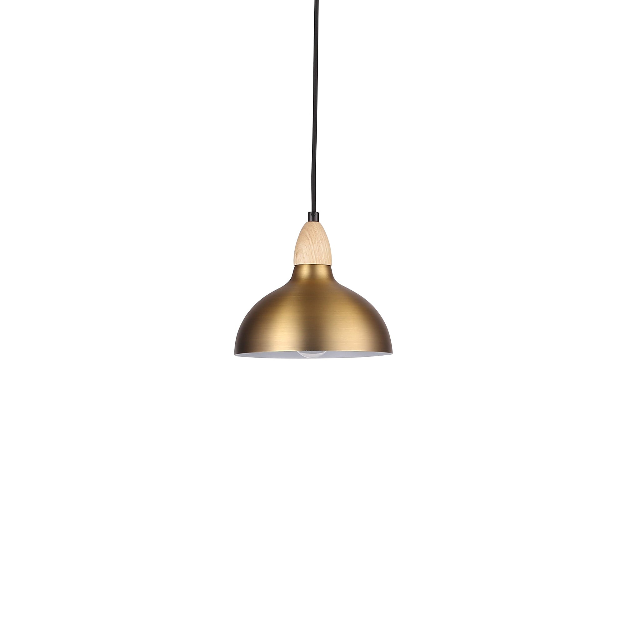 Oak Ø19 Børstet Messing