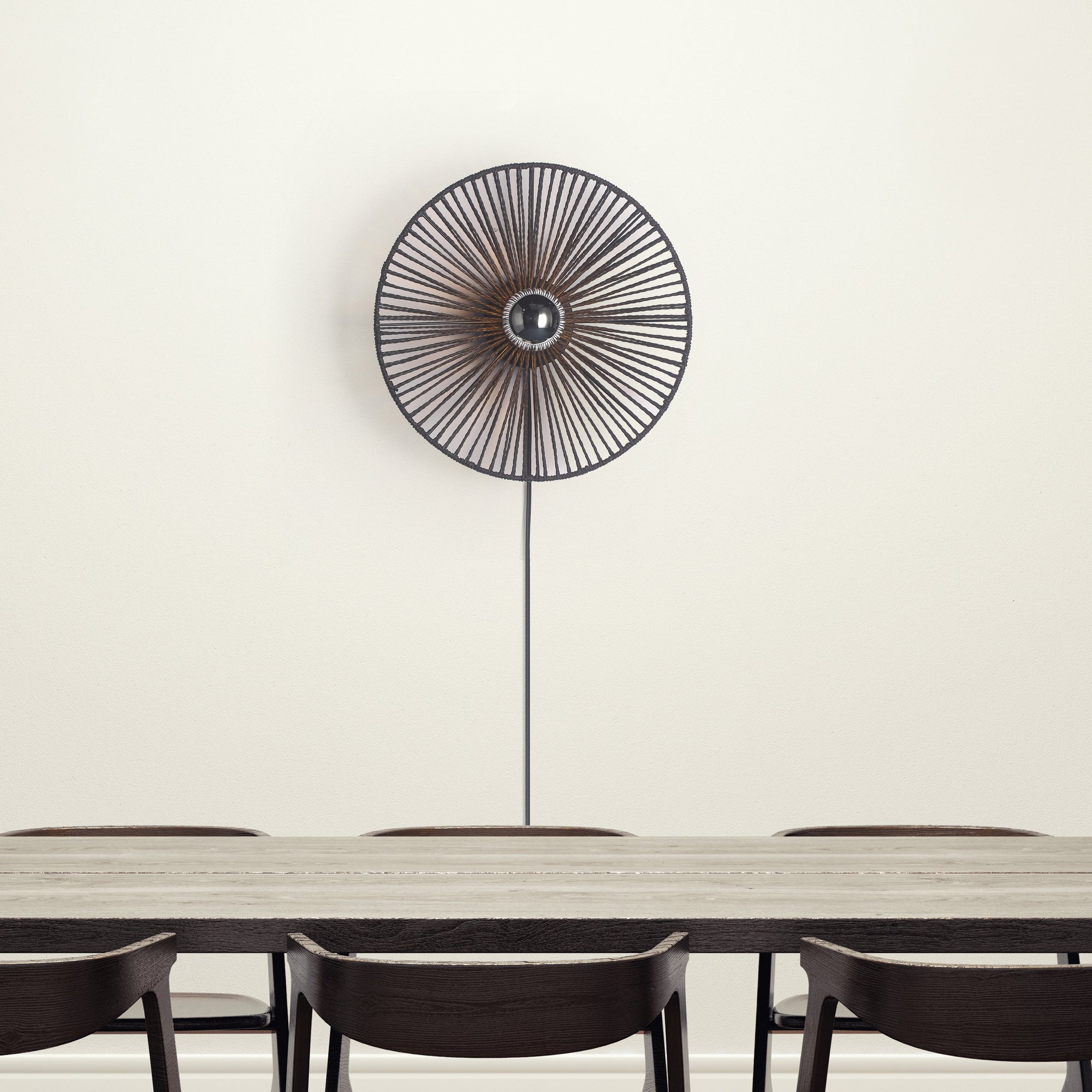 Wave Vägglampa Ø40 Sort-Lampconcept.se