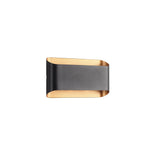 Twilight Gold 6W Vegglampe Svart
