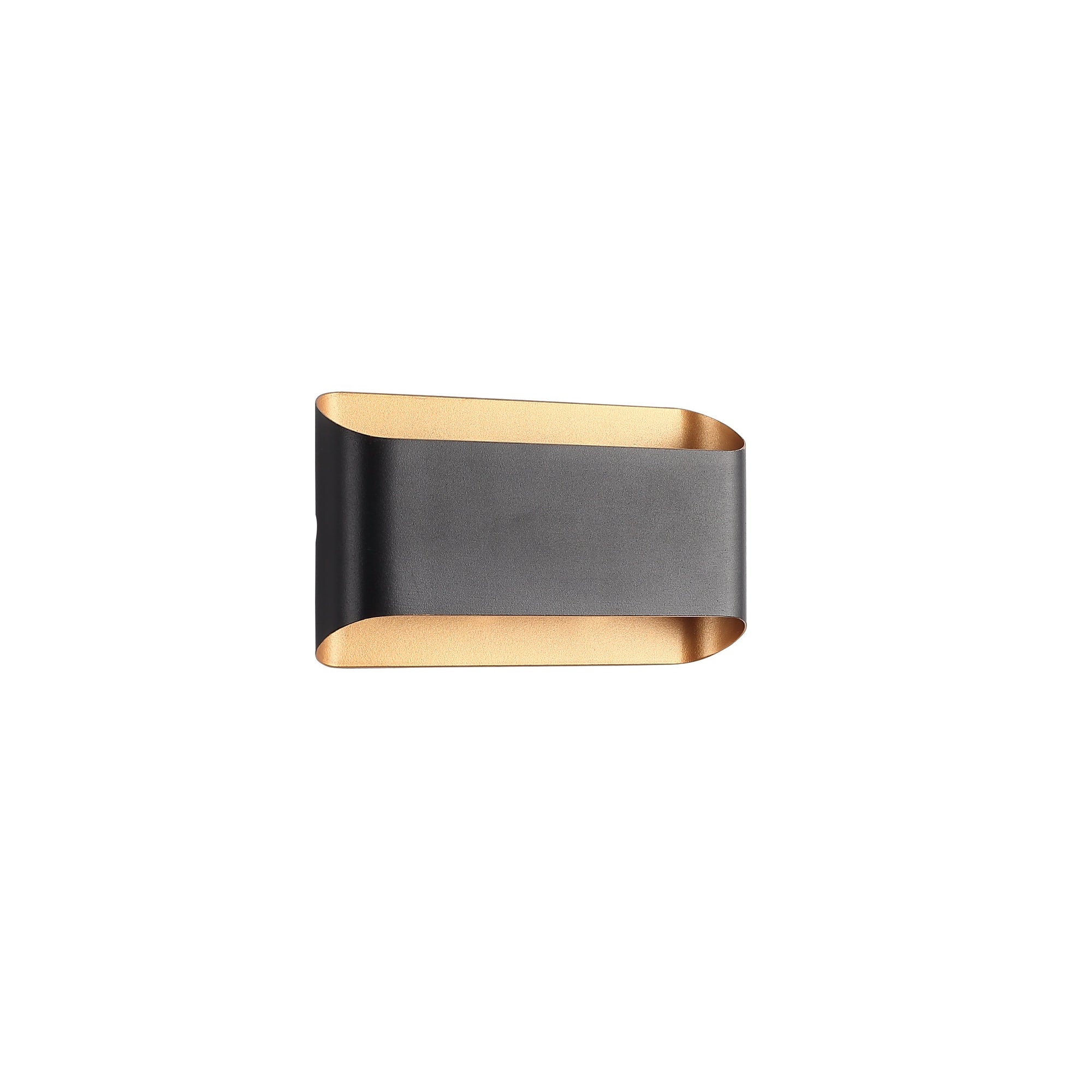 Twilight Gold 6W Vegglampe Svart