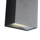 LED Vägglampa Utomhus H16cm IP65 6W Svart-Lampconcept.se