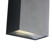 LED Vägglampa Utomhus H16cm IP65 6W Svart-Lampconcept.se