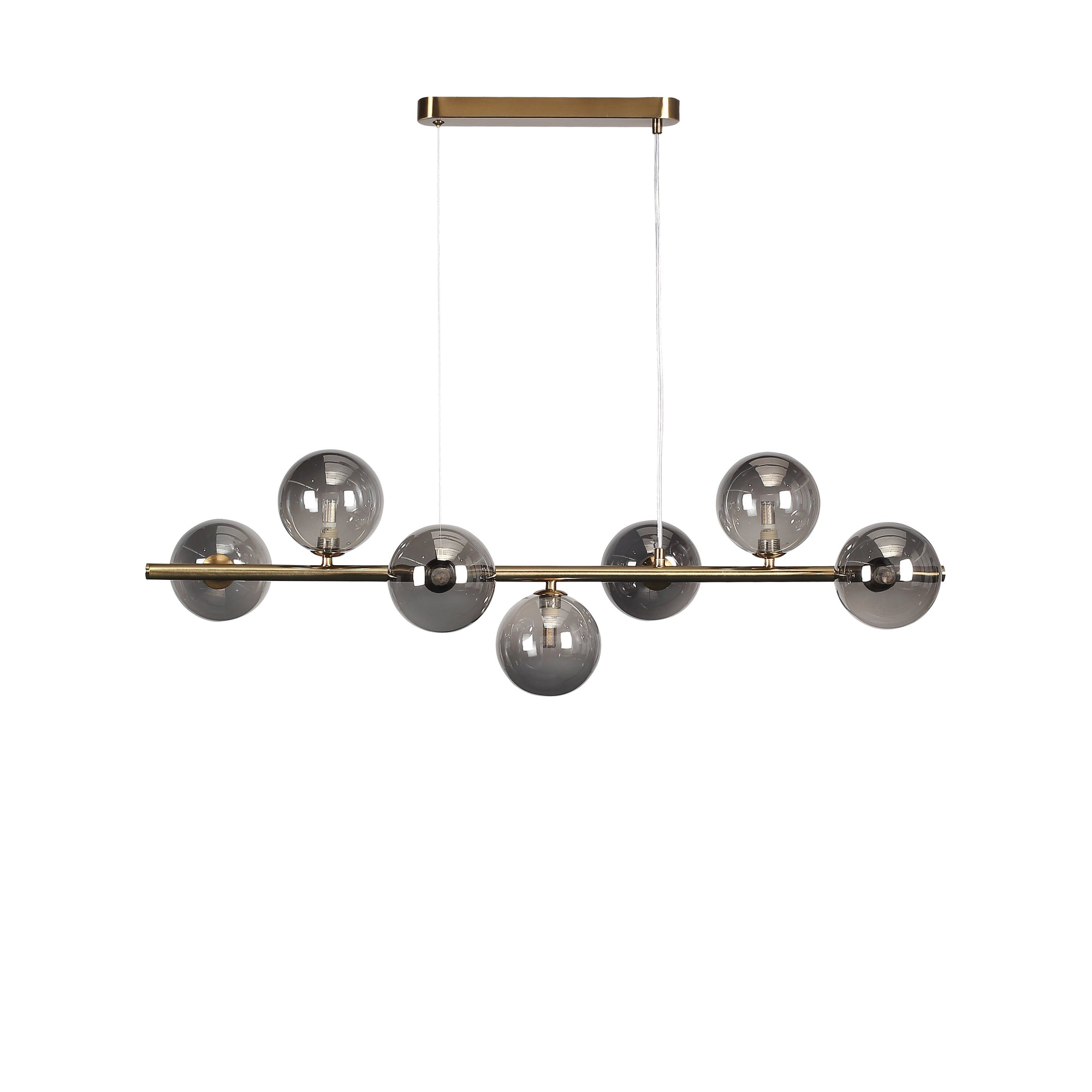 Bubbles Langbordslampe 90 cm Smoke