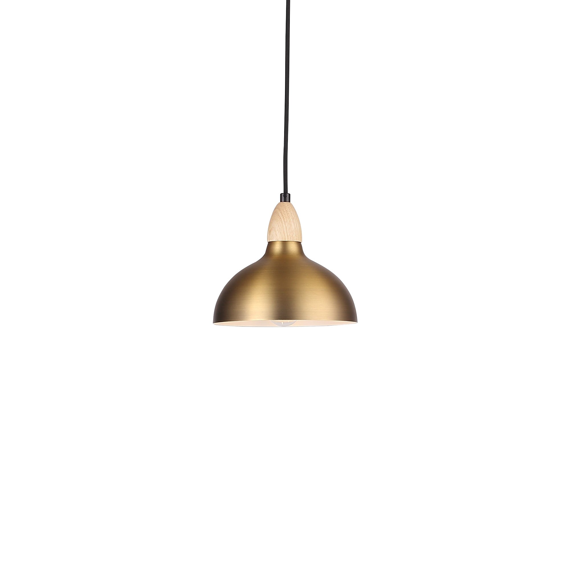 Oak Ø19 Børstet Messing