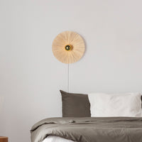 Flare Raffia Vägglampa Ø40-Lampconcept.se