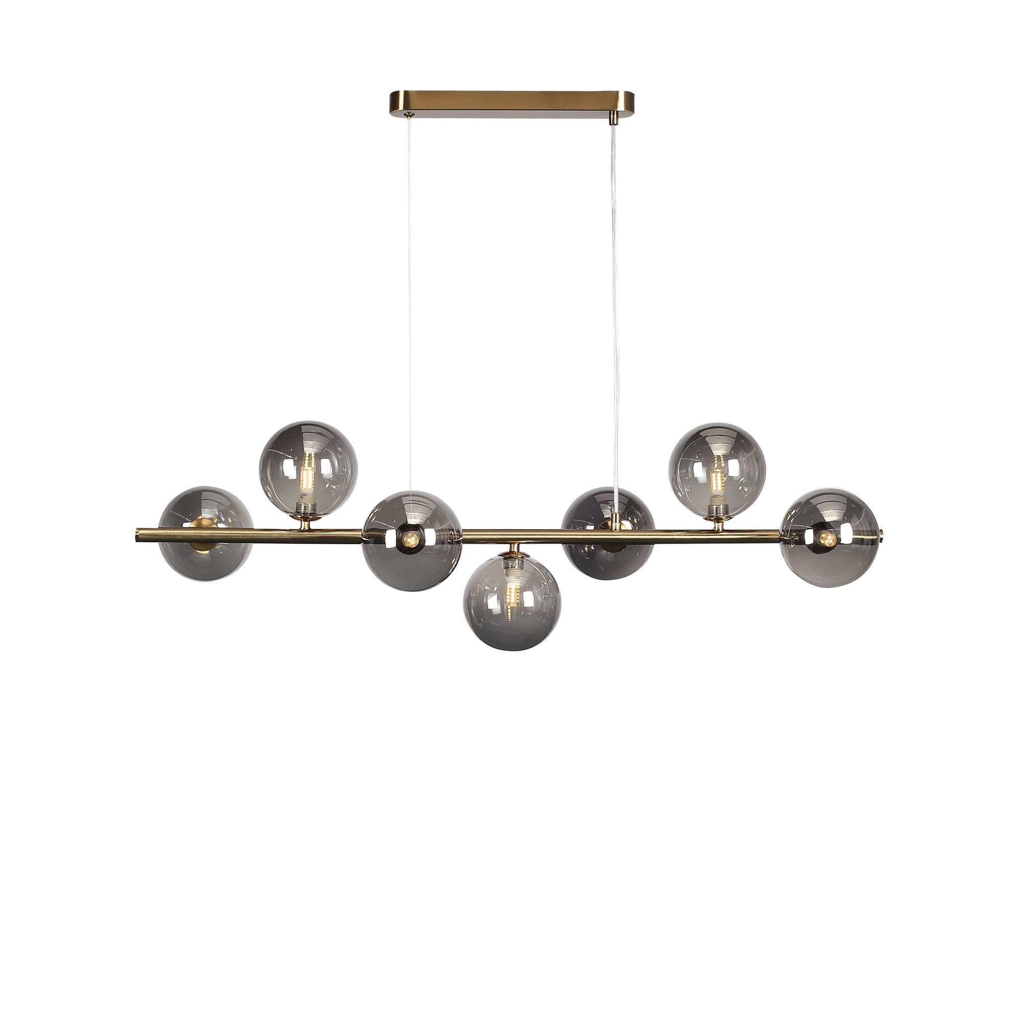 Bubbles Langbordslampe 90 cm Smoke