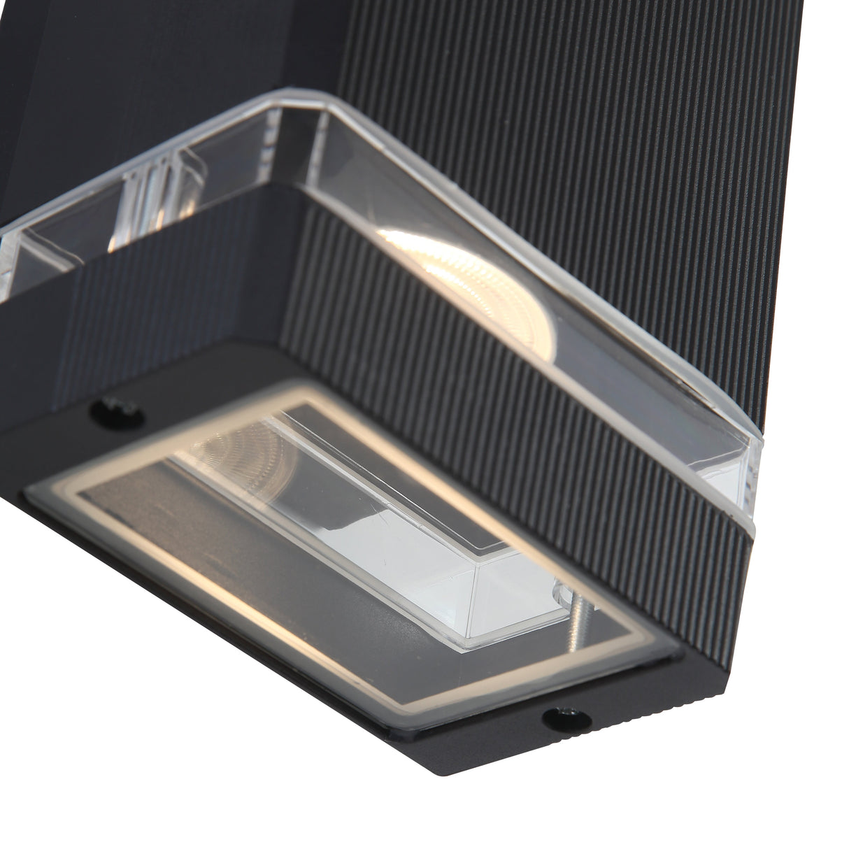 Dawn Square vegglampe utendørs LED svart