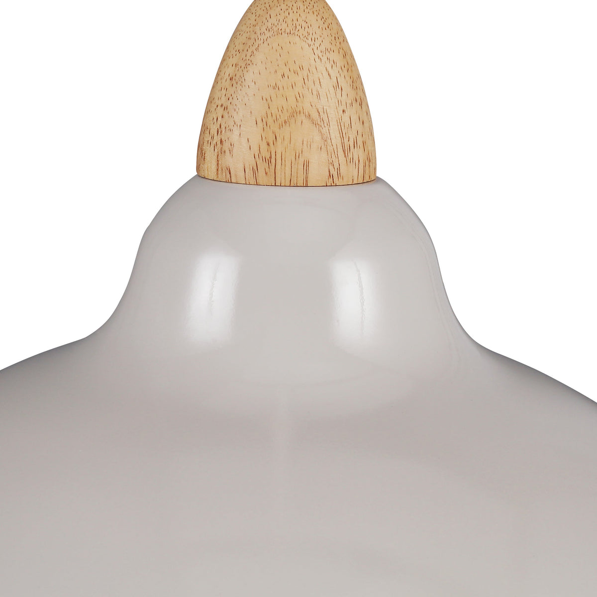 Oak Pendel Ø35 Glossy Dove
