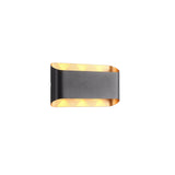 Twilight Gold 6W Vegglampe Svart