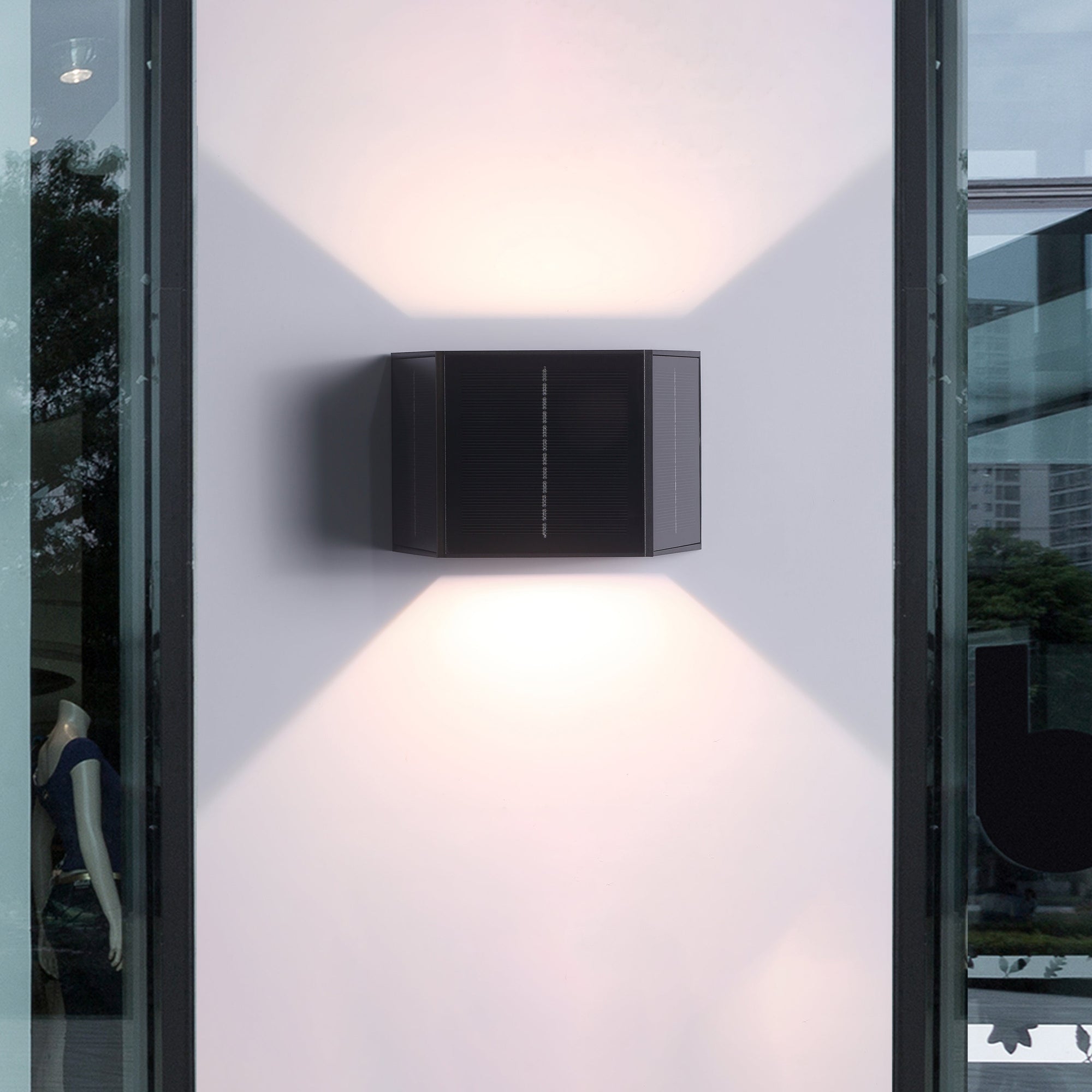 Setta solcellevegglampe