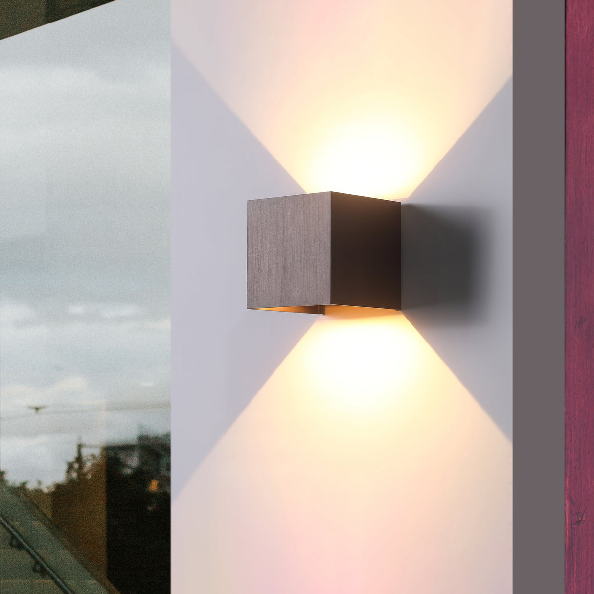LED Vegglampe IP65 6W Utendørs Antique Copper