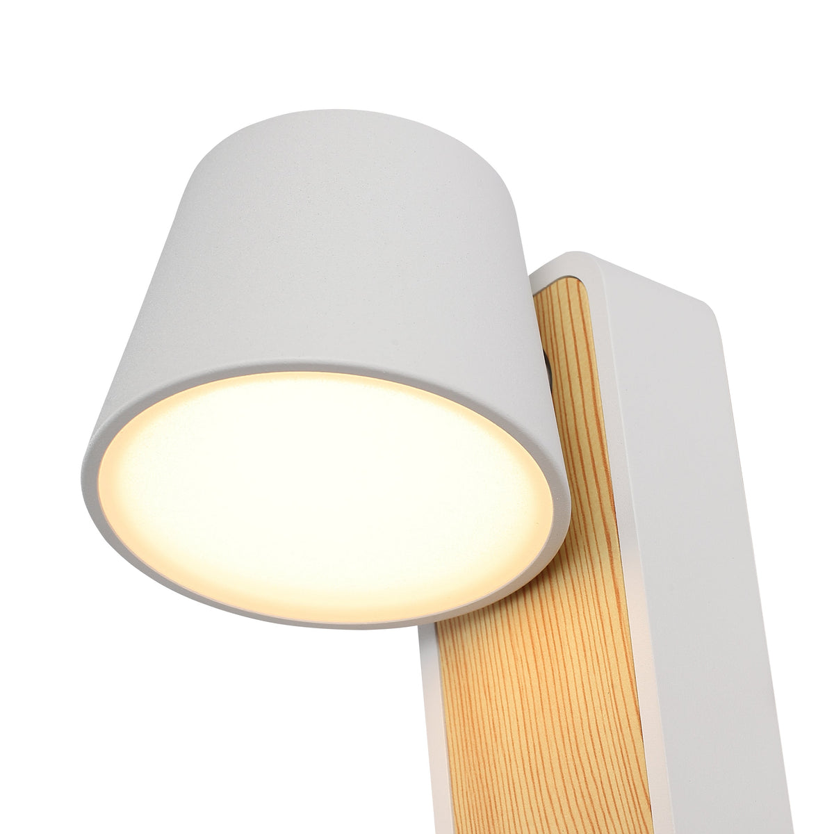 Torino Vegglampe Hvit/Trelook
