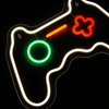 Joystick Neon Vegglampe Hvit