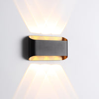 Twilight Gold 6W Vegglampe Svart