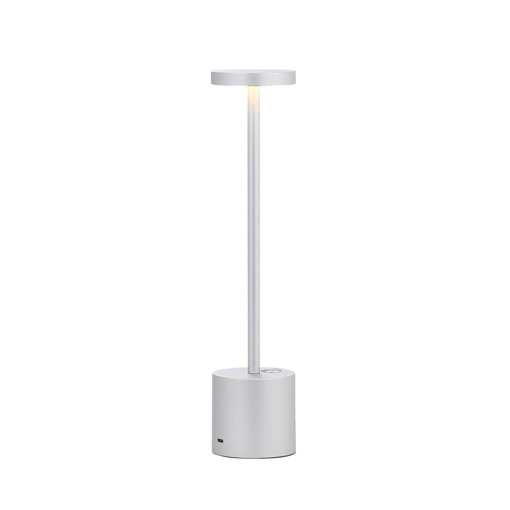 Bologna LED Sladdlös Bordslampa Silver-Lampconcept.se