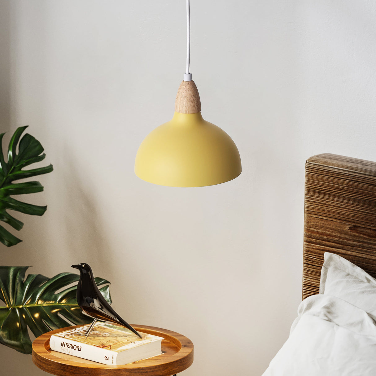 Oak Pendel Ø19 Lemon Gul