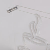 Coffee LED Neon Box Bordlampe