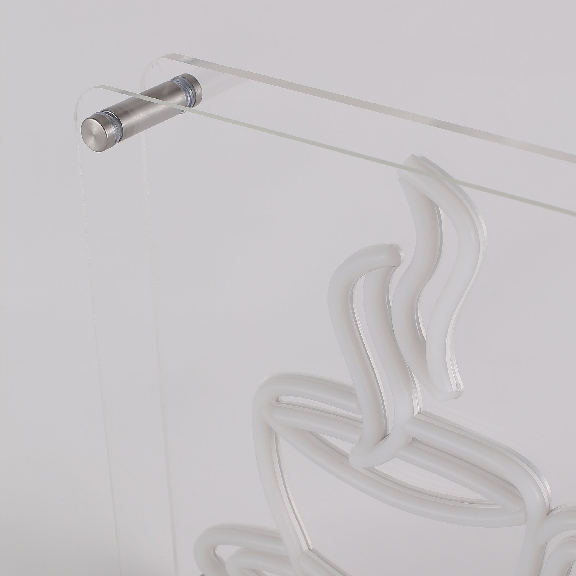 Coffee LED Neon Box Bordlampe