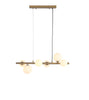 Valencia Small Langbordslampe 63cm Messing/Opal