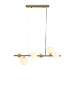 Valencia Langbordspendel 63cm Messing/Opal