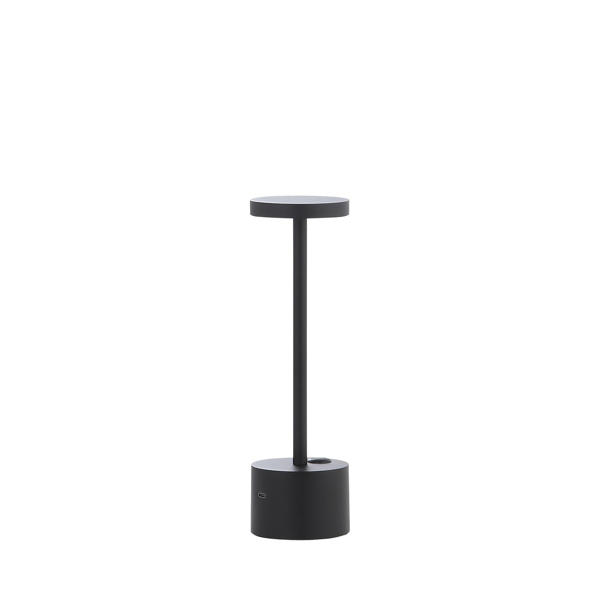 Bologna Mini LED Sladdlös Bordslampa Svart-Lampconcept.se