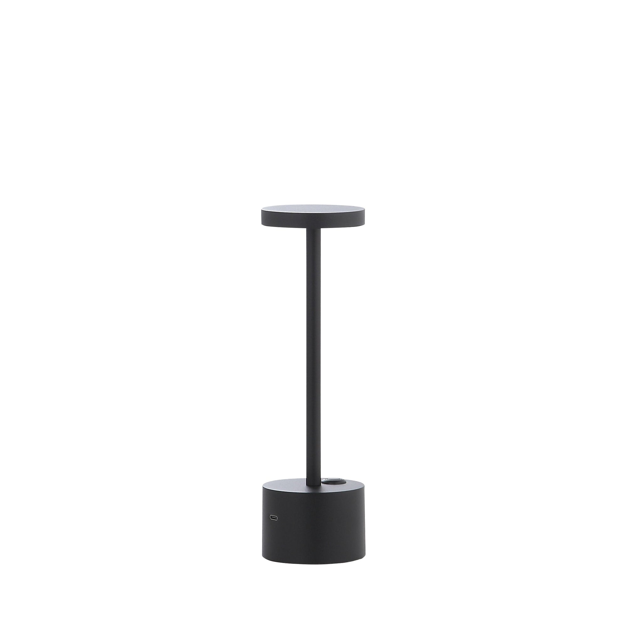 Bologna Mini LED Sladdlös Bordslampa Svart-Lampconcept.se
