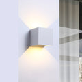LED Vegglampe Utendørs IP54 6W - Hvit