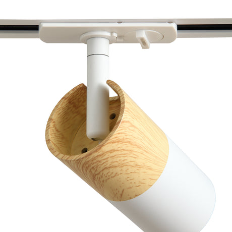 Noda Skinnespot GU10 Hvit/Tre