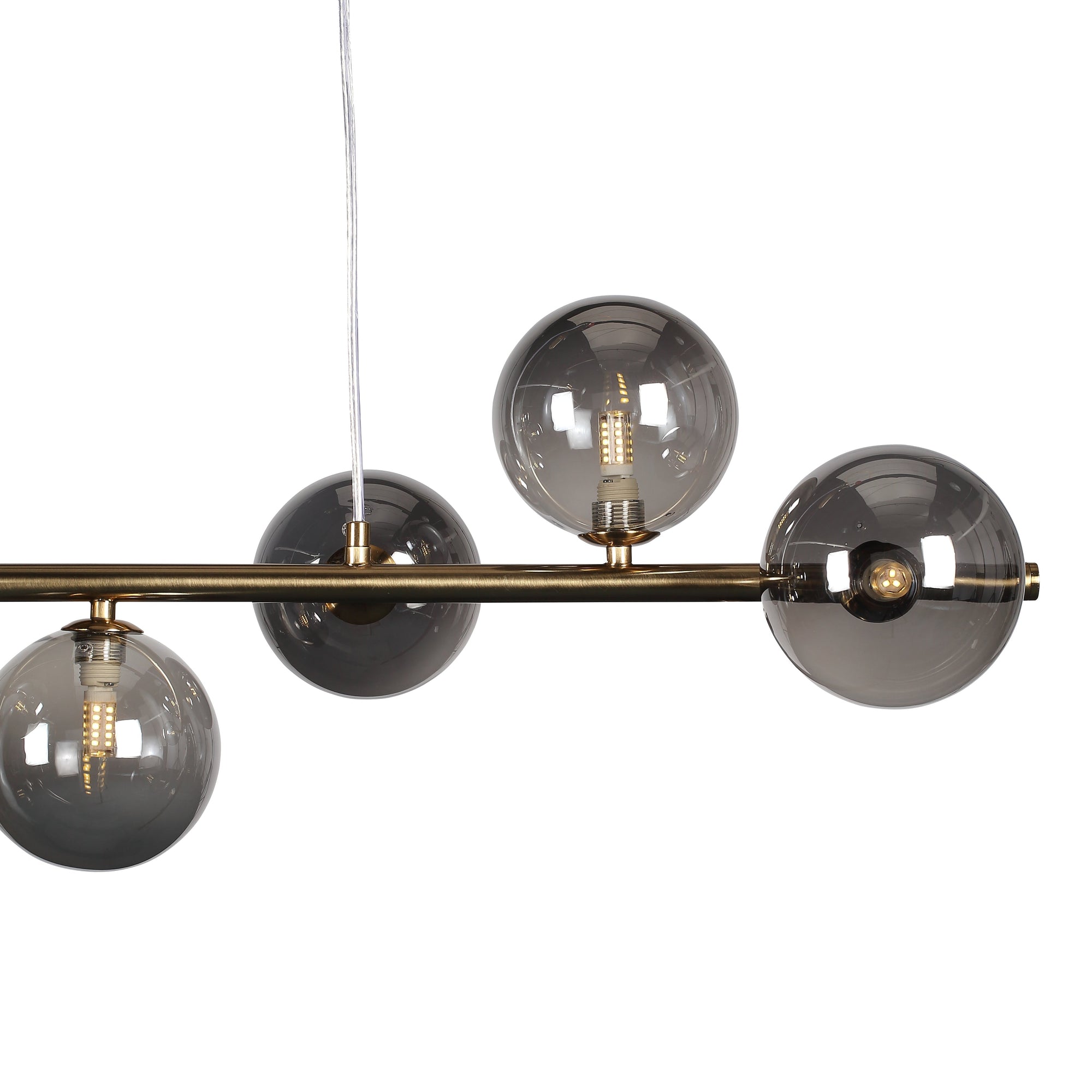 Bubbles Langbordslampe 90 cm Smoke