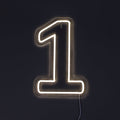 Tall 1 Neonskilt