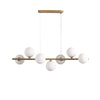 Bubbles Langbordslampe 90 cm Opal