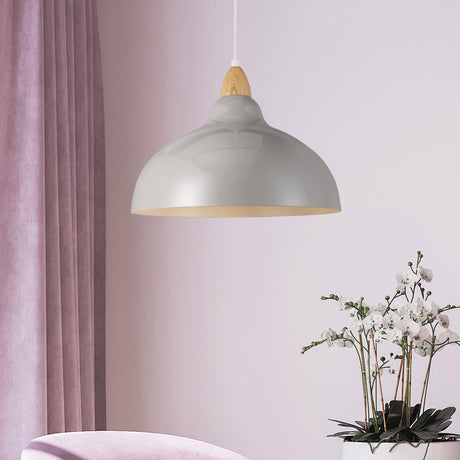 Oak Pendel Ø35 Glossy Grå-Nordic Seasons-OutletLamper.dk