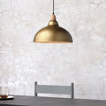 Oak Pendel Ø35 Lyst Tre - Antikk Messing