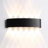 Ortelo 12W 32cm Vegglampe Svart