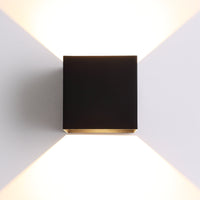 LED Vegglampe XL IP54 20W Utendørs Svart