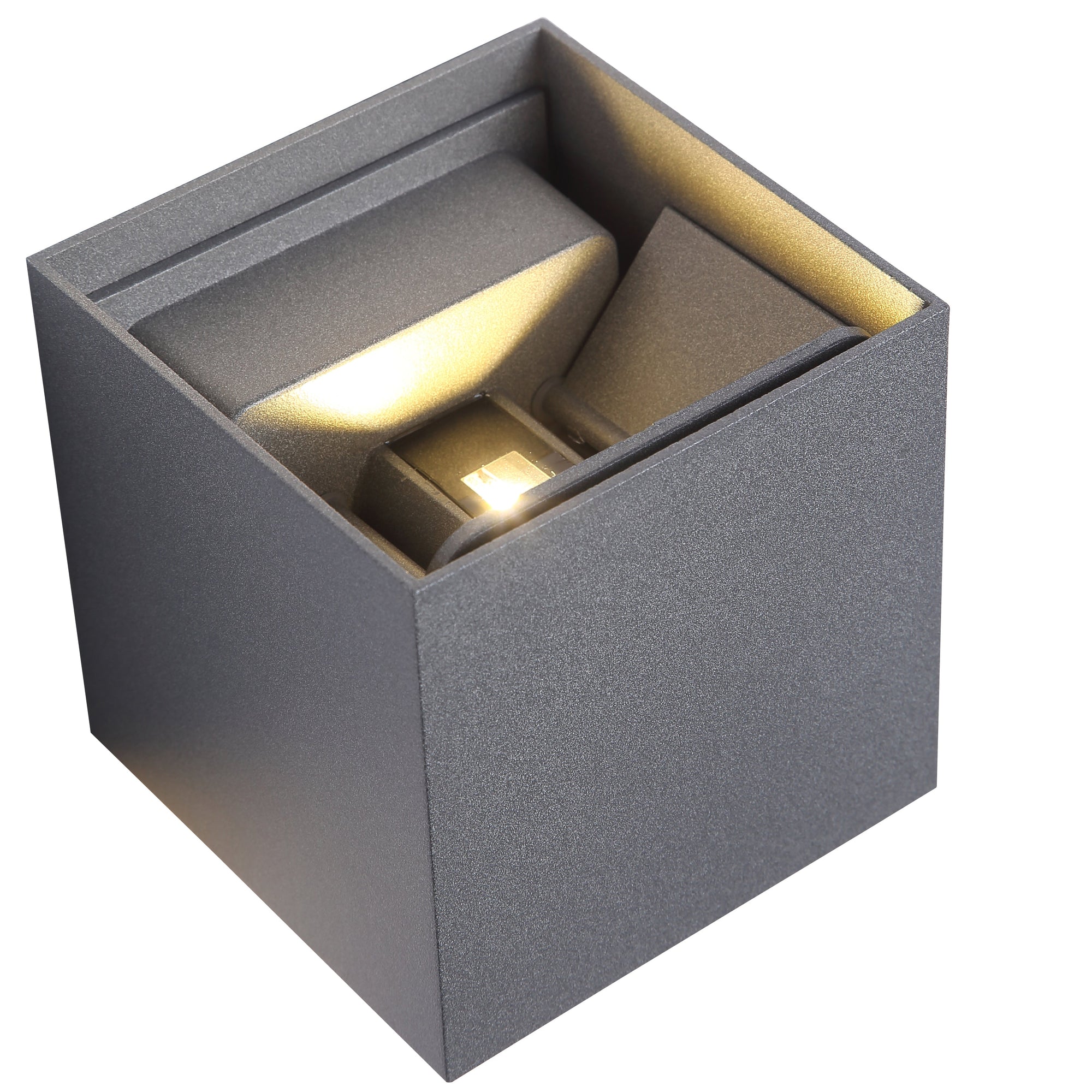 LED Vägglampa Utomhus IP65 6W Grå-Lampconcept.se