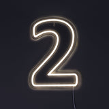 Tall 2 Neonskilt