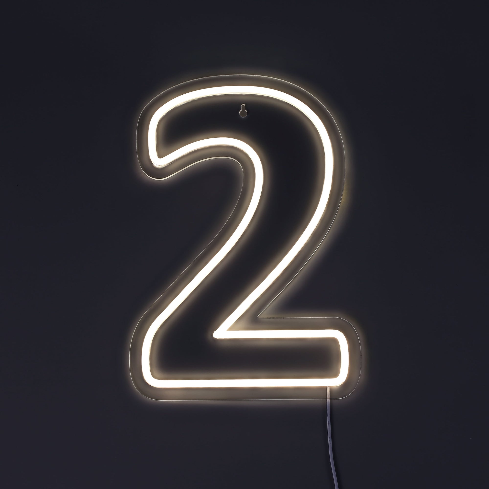 Tall 2 Neonskilt