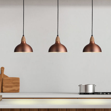 Oak Ø19 Børstet Kobber