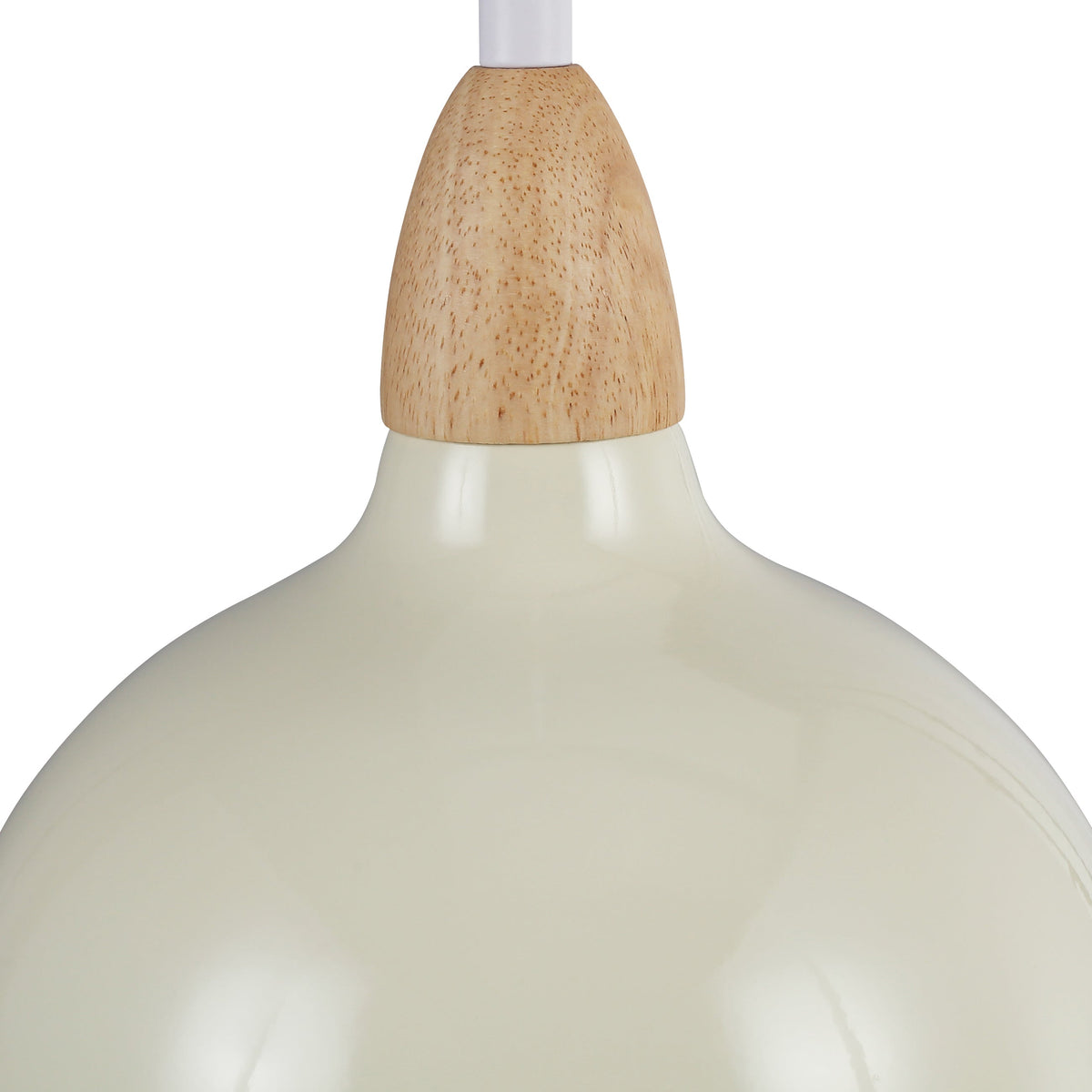Oak Pendel Ø19 Glossy Vanilje