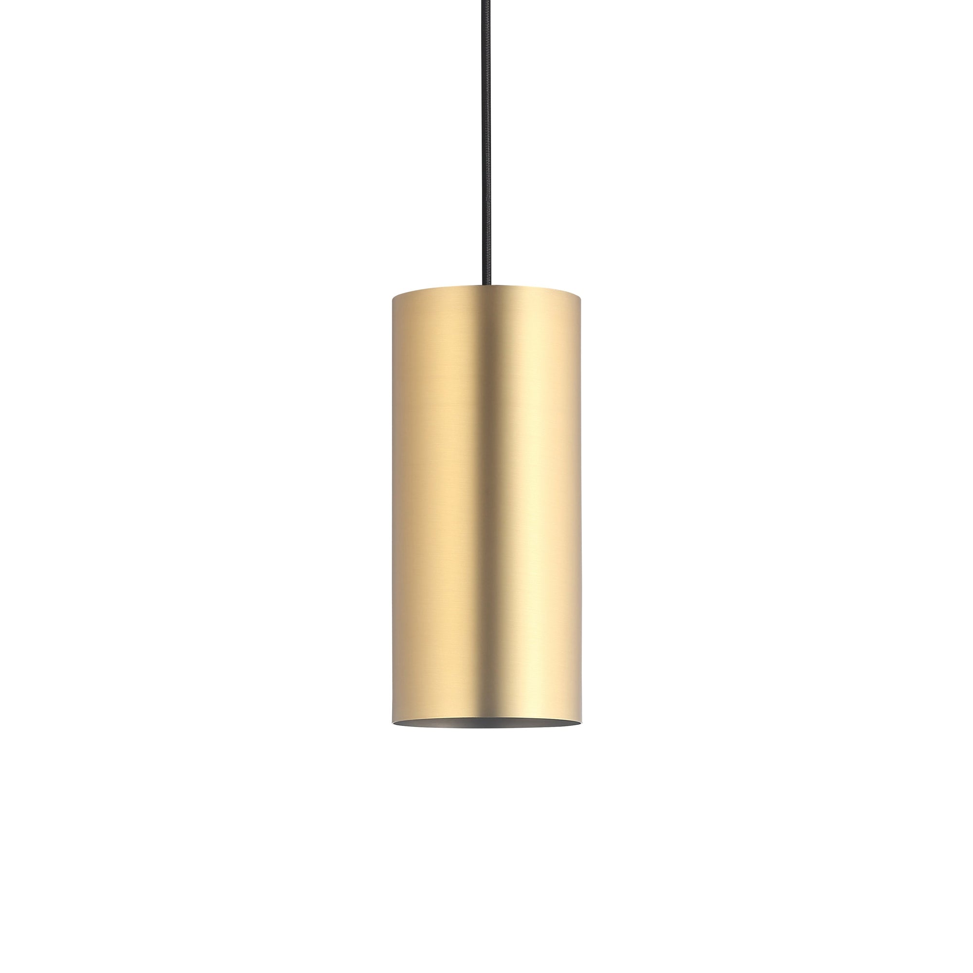 Big Tube Taklampa H27 Borstad Mässing-Lampconcept.se