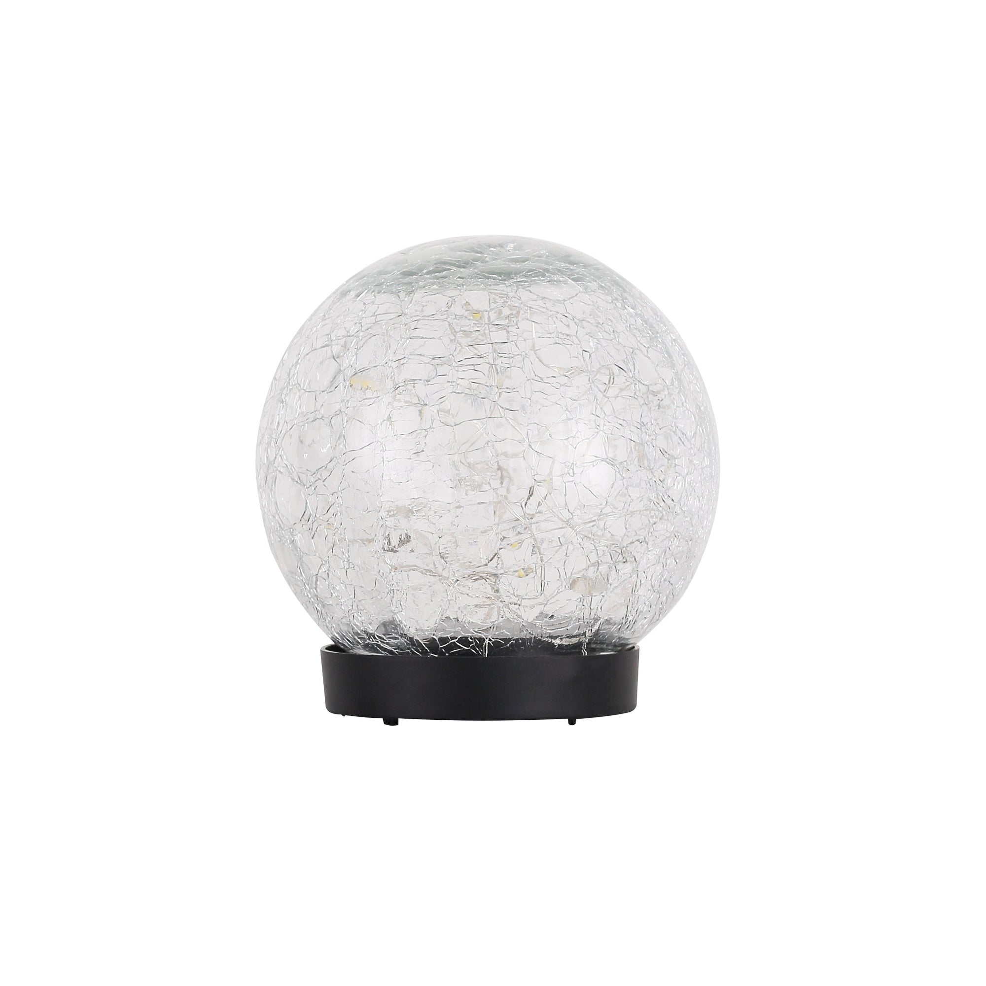 Solcelle Glasskule 12cm