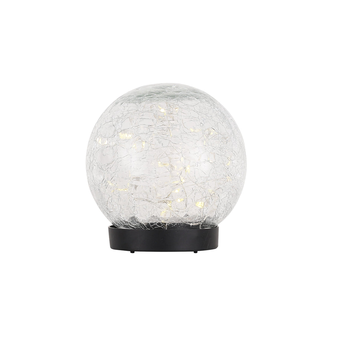Solcelle Glasskule 12cm