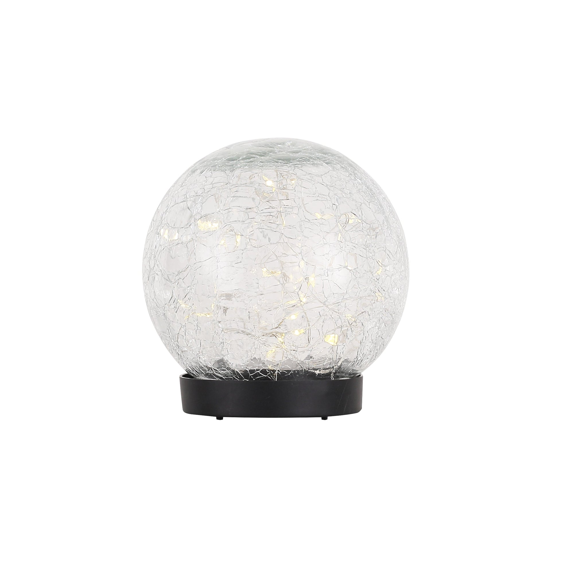Solcelle Glasskule 12cm