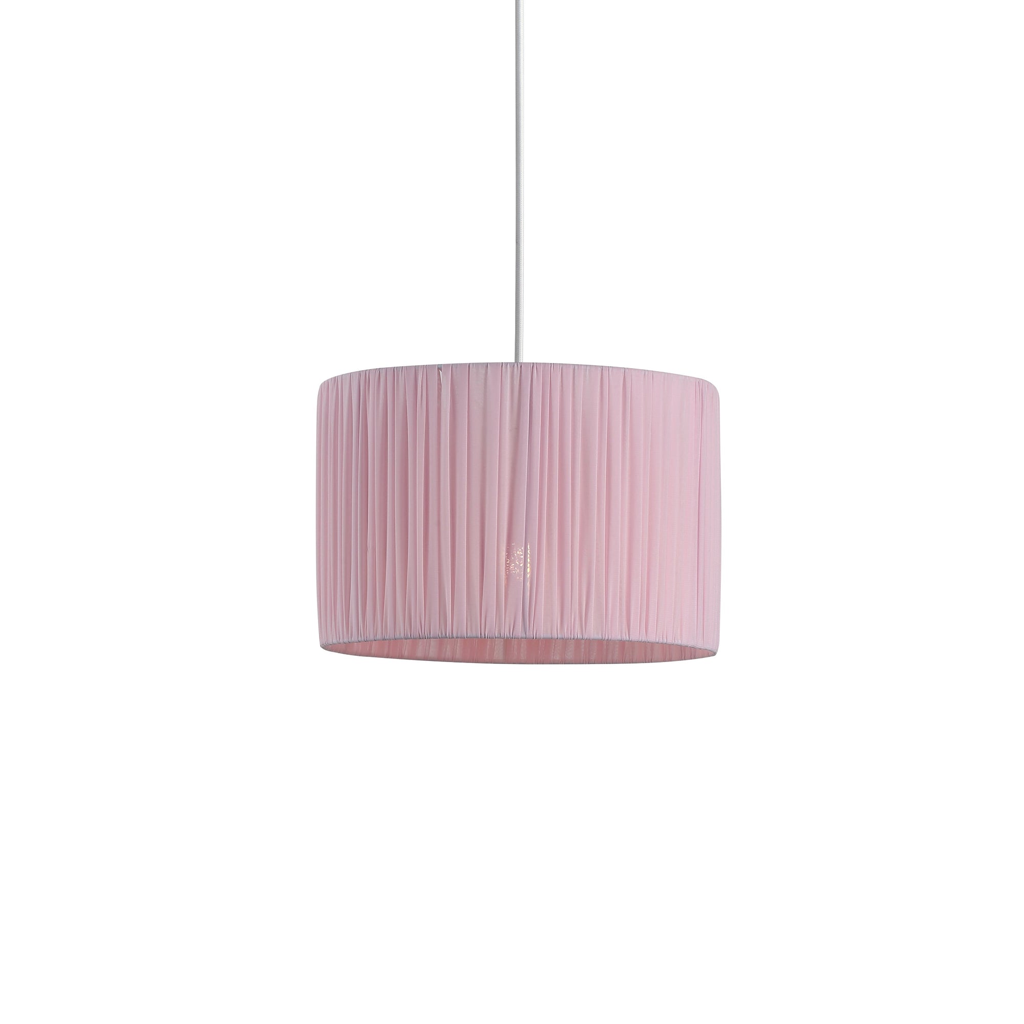 Drum Taklampa Ø30 Rosa-Lampconcept.se