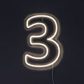 Tall 3 Neonskilt