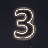 Tall 3 Neonskilt