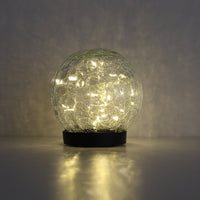Solcelle Glasskule 12cm